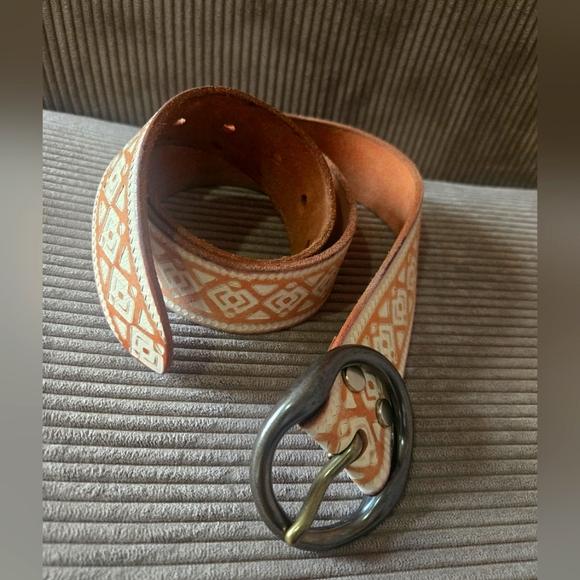 Lucky Brand Tan Leather Belt - Picture 1 of 4